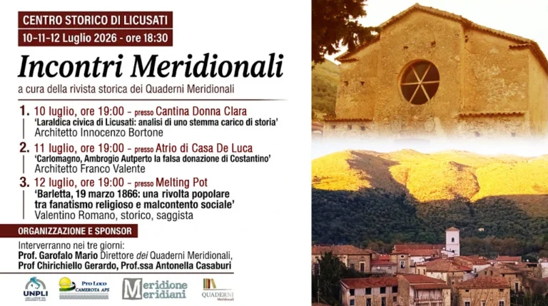 Licusati rimette il Sud al centro: con “Incontri Meridionali” la storia diventa coscienza civile